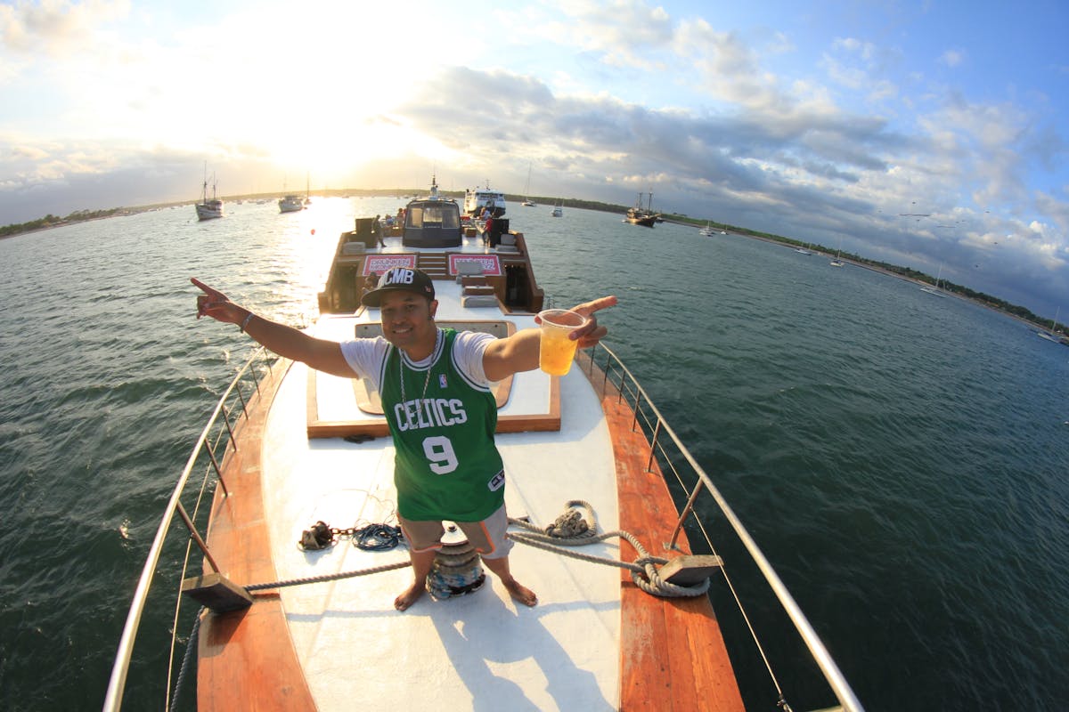 Rodeo tailgate party bus experience in Houston