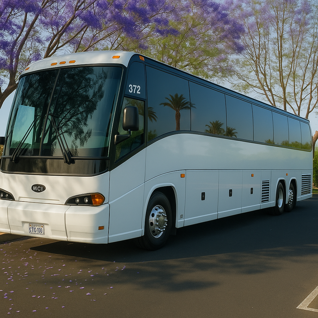 56 Passenger Charter Coach Bus